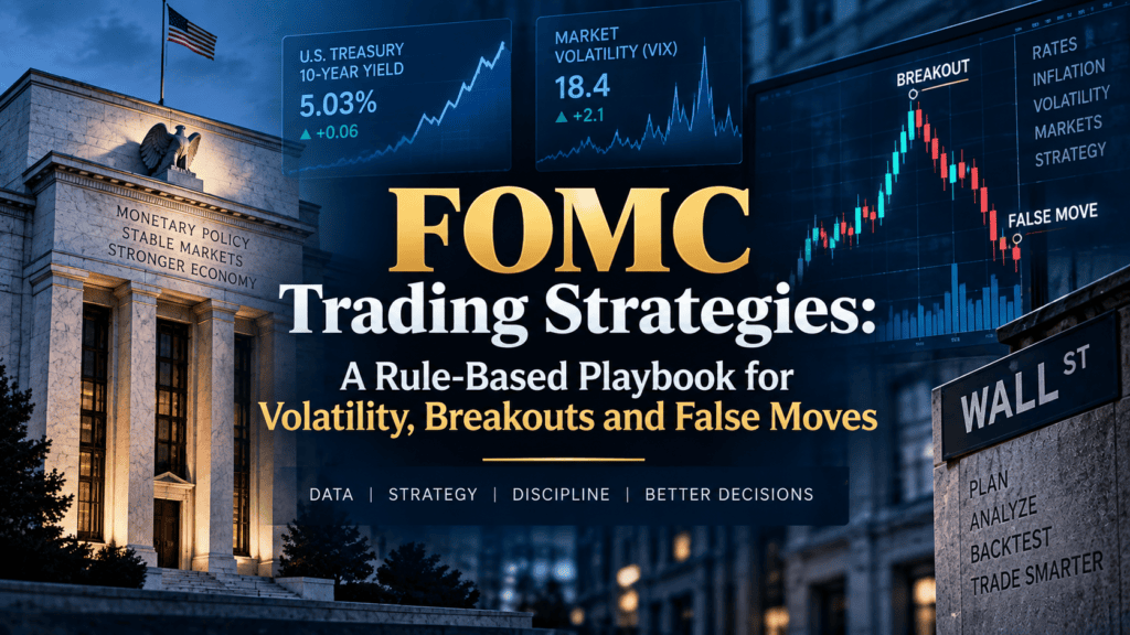 FOMC trading strategies for volatility, breakouts and false moves